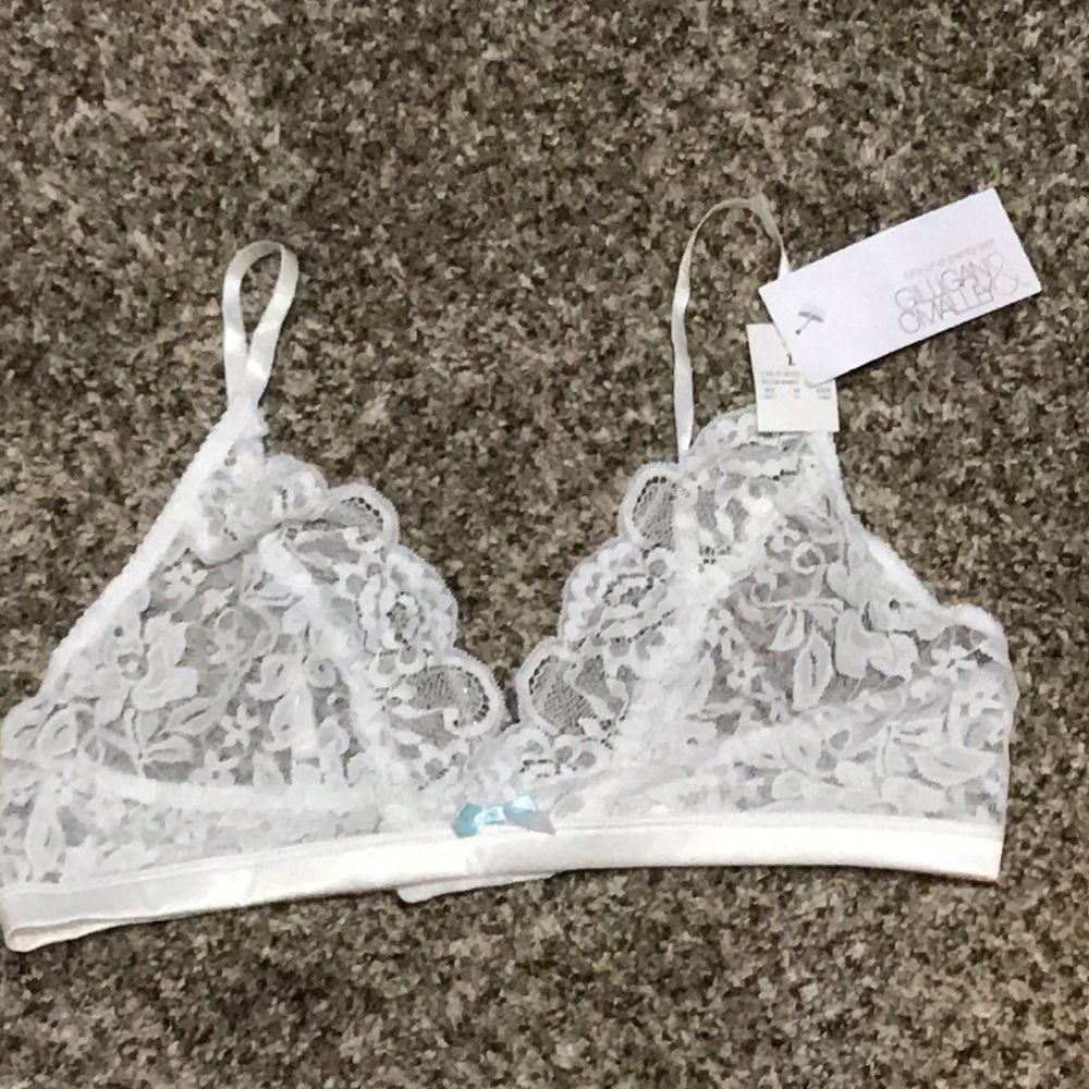 White L Lingerie Top NWT